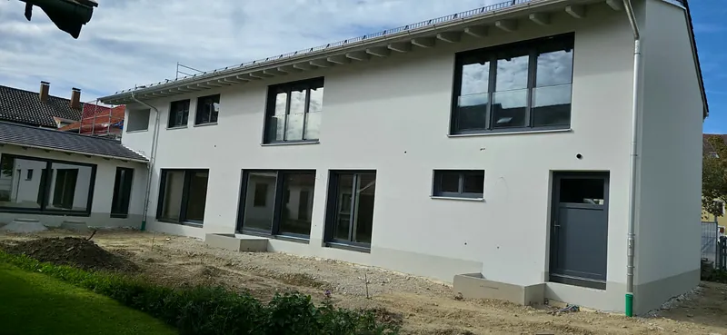 Armierungsgewebe vor dem Oberputz