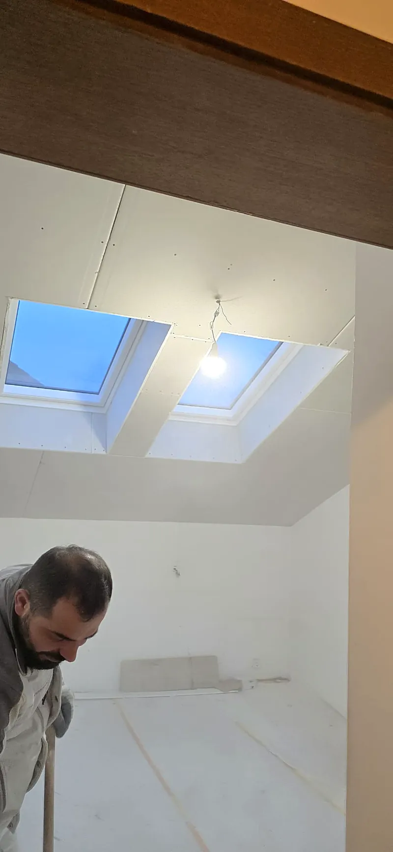 Wandsanierung vor dem neuen Anstrich