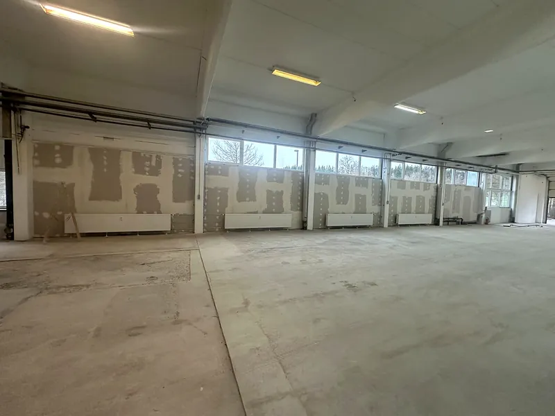 Metallständerwand vor der Beplankung